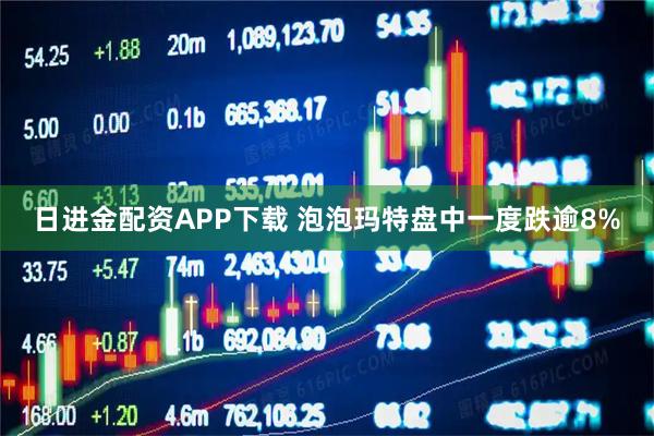 日进金配资APP下载 泡泡玛特盘中一度跌逾8%