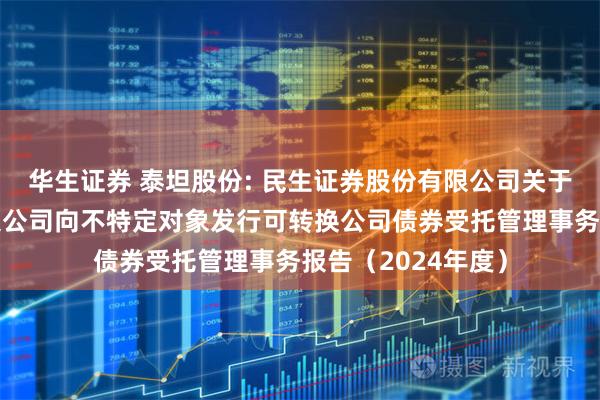 华生证券 泰坦股份: 民生证券股份有限公司关于浙江泰坦股份有限公司向不特定对象发行可转换公司债券受托管理事务报告（2024年度）