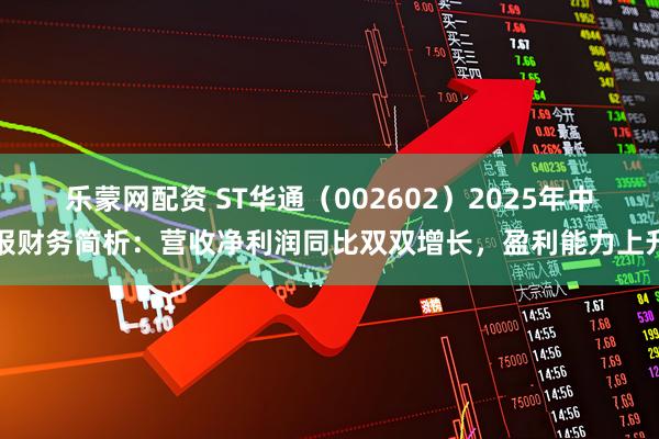 乐蒙网配资 ST华通（002602）2025年中报财务简析：营收净利润同比双双增长，盈利能力上升